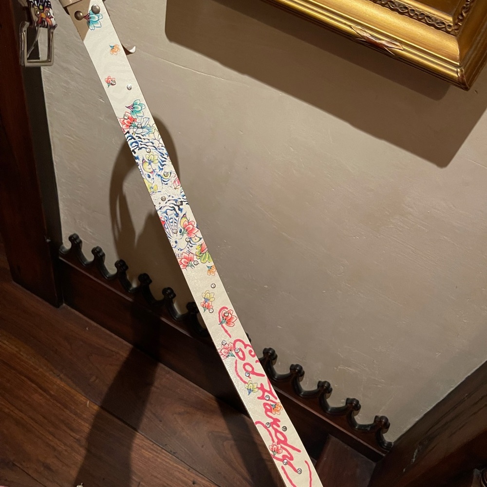 Ed Hardy Belt - Floral Pattern